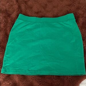 Divided Emerald Pencil Skirt
